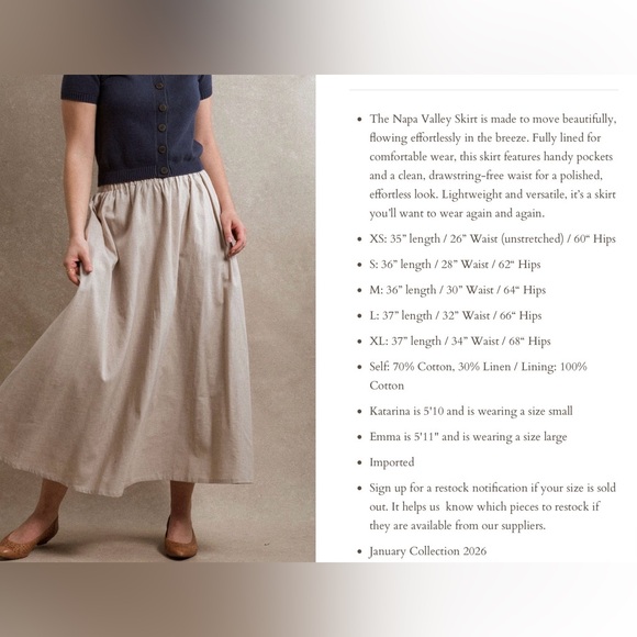 Neuflora Dresses & Skirts - NWT Neuflora XS Napa Valley Skirt